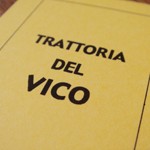 TRATTORIA「DEL VICO」で 白身魚でストロッツァプレーティ